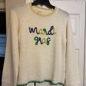 EUC Mardi Gras sweater